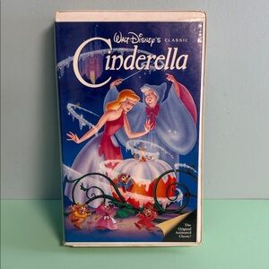 Walt Disney The Classics Cinderella VHS Tape Movie, Kids Movie Rated G